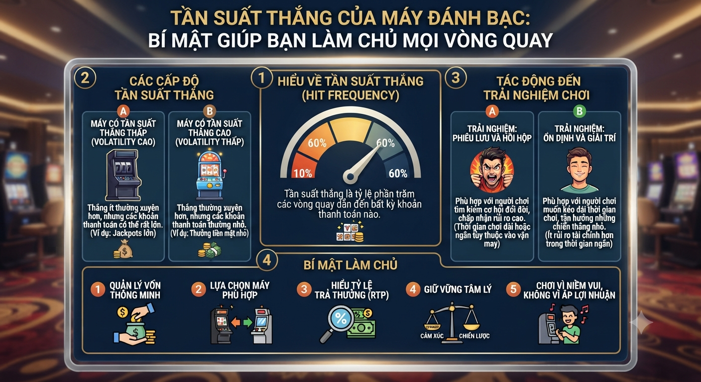 tần suất thắng của máy đánh bạc