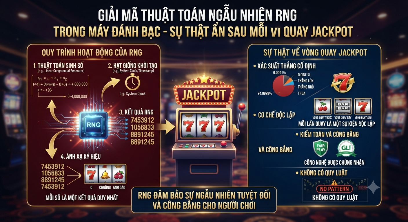 thuật toán ngẫu nhiên rng trong máy đánh bạc